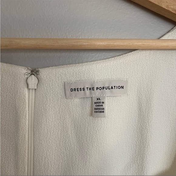 Dress the Population White Sleeveless Gown - Picture 6 of 7